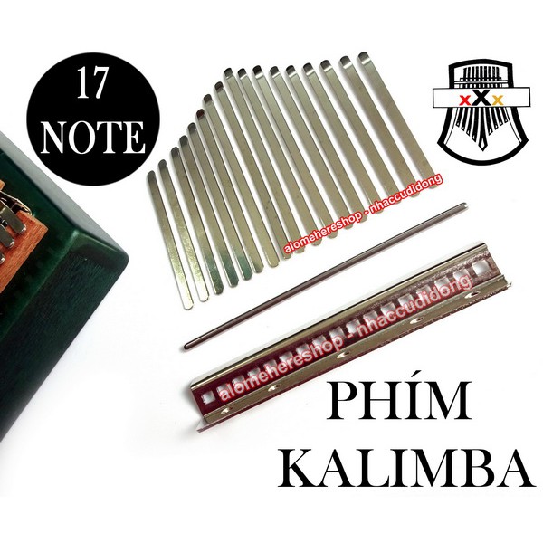 Bộ 17 phím cho đàn Kalimba 17 Note DIY