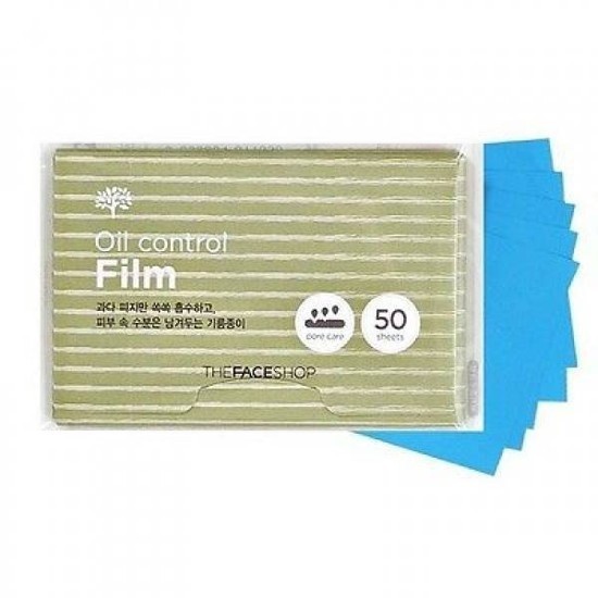 [Kim Quyên Cosmetics] Giấy thấm dầu oil control film The Face Shop 50 miếng (mẫu mới 2018)