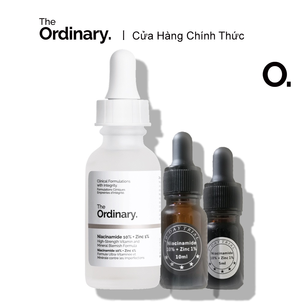 [5/10ml Trial Dùng Thử] The Ordinary Niacinamide 10% + Zinc 1%  Làm Trắng Sáng Da Se Khít Lỗ Chân Lông Serum (Có Bán Lẻ) | BigBuy360 - bigbuy360.vn