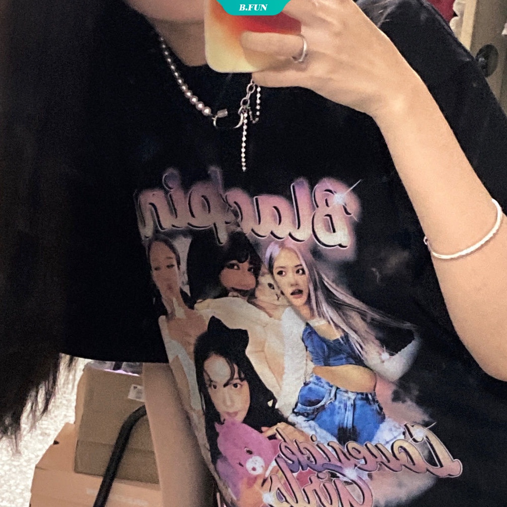 Áo Thun Cotton In Hình K-Pop Thời Trang Hàn Quốc 2022 Dành Cho Nam Nữ