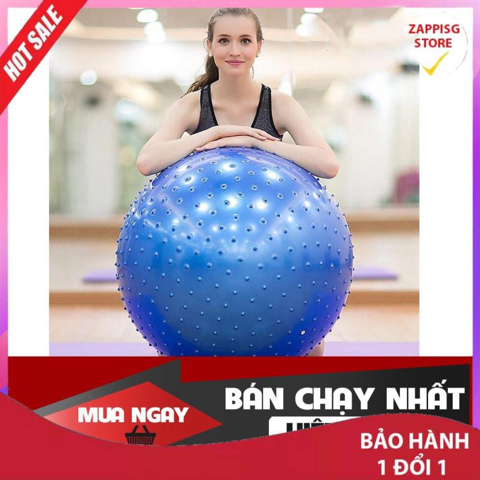 bóng tập gym,Bóng Tập Yoga Có Gai 75cm  - Bảo hành 1 đổi 1