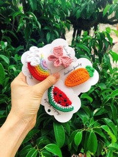 (Ảnh thật) Kẹp tóc handmade xinh xắn đáng yêu