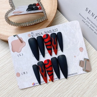 Nailbox móng giả móng úp hình lửa rắn