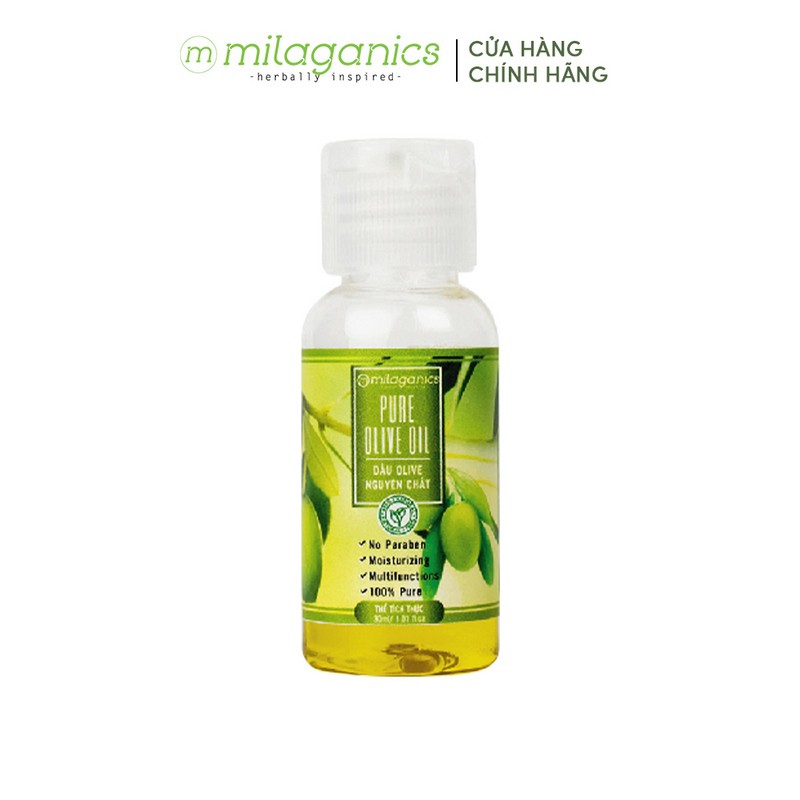 Dầu Olive nguyên chất MILAGANICS 30ml