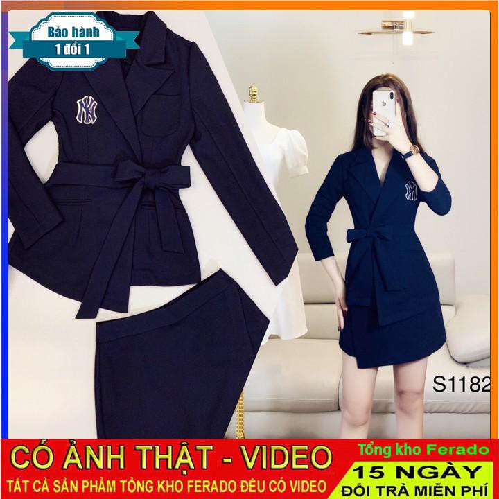 [ xả kho ] MiD Sét vét chân váy xanh S1182 Mie Design kèm ảnh thật