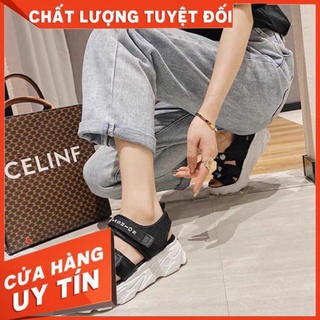 Siêu sale dép sandal hoa cúc 3 quai sandal học sinh siêu hot siêu sale