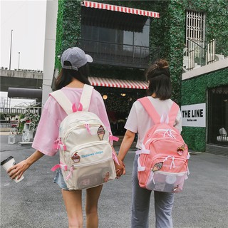 Balo Ulzzang Pink 2018