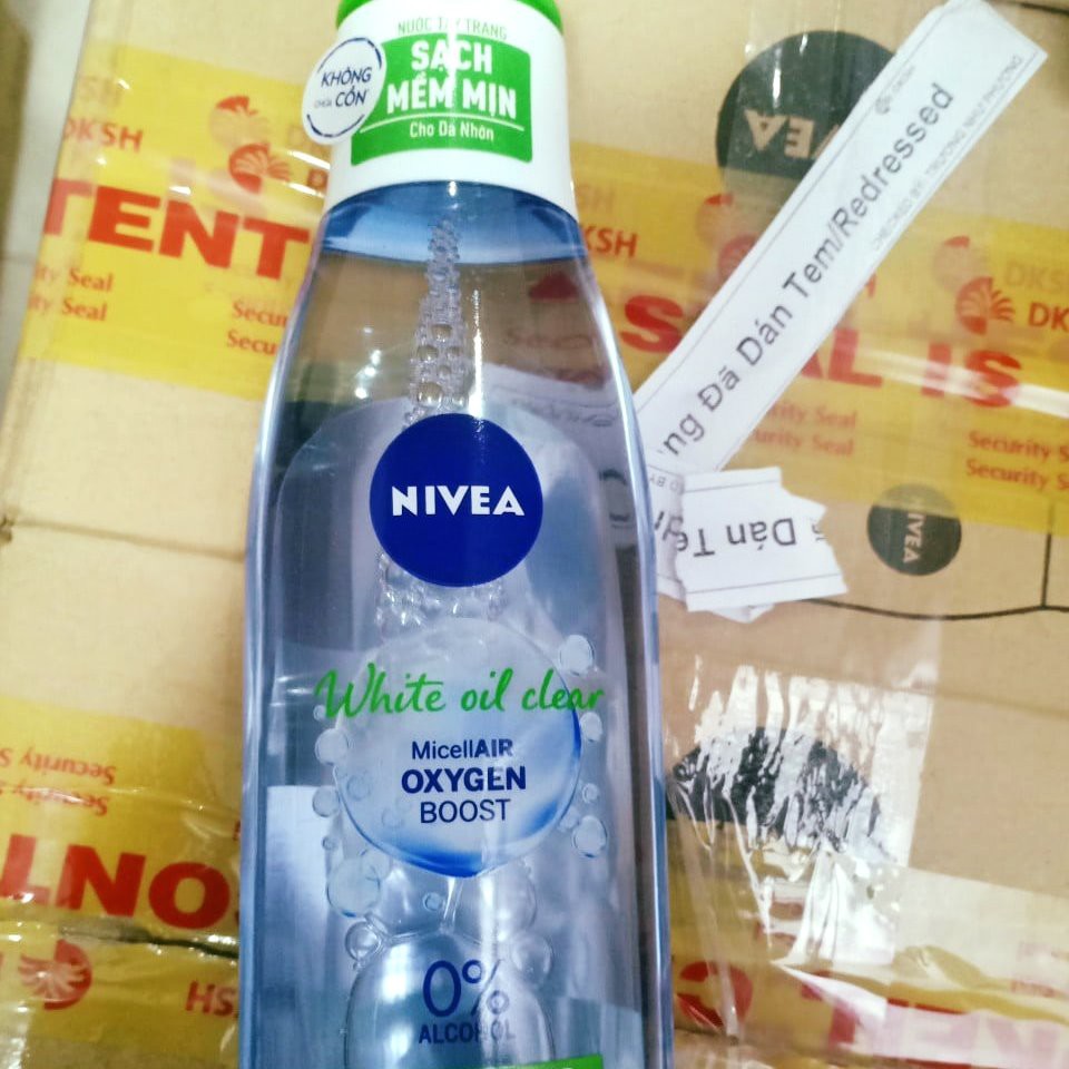 [HSD 2024- 200ml] Nước tẩy trang Nivea cho da nhờn White oil Clear Micellar Water