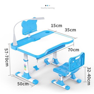 Bàn Học Chống Gù Cận Cho Bé (có đèn led)