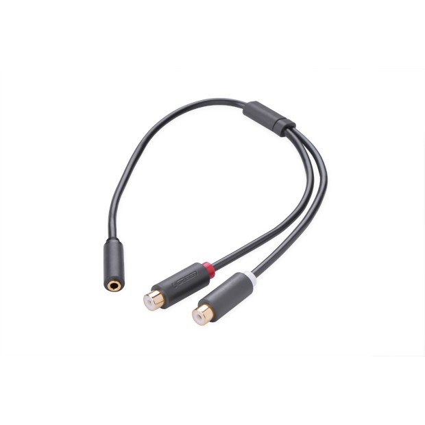 cáp chuyển đổi audio ra av 3.5mm to 2 đầu av RCA chính hãng Ugreen 10562