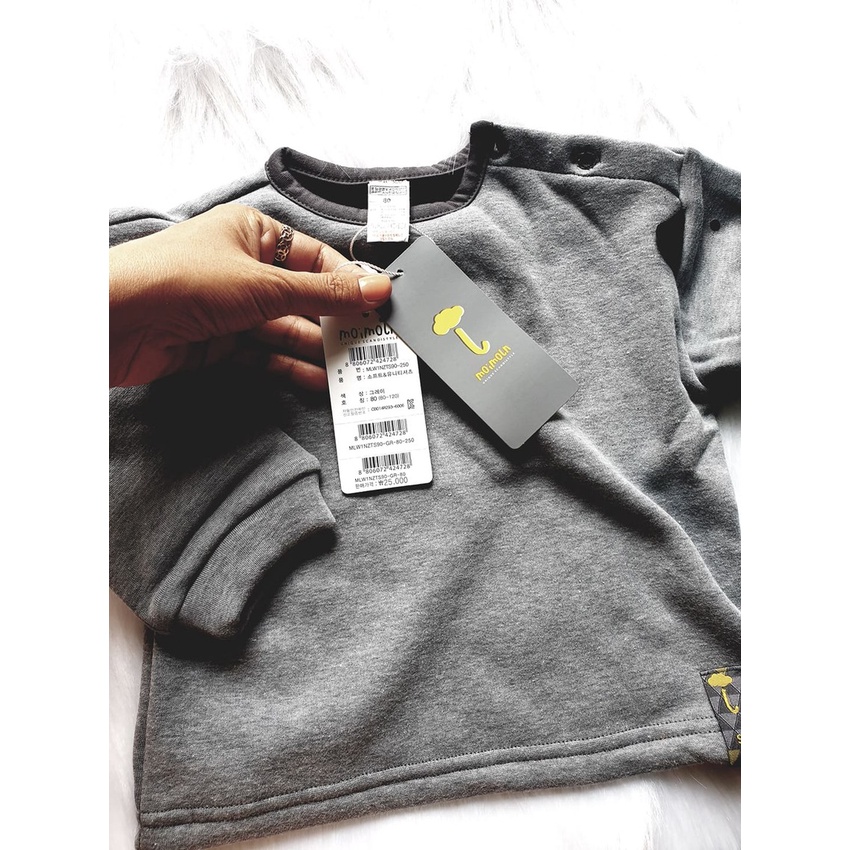 Áo mùa đông giữ ấm bé trai, 2 da, lót lông mềm mịn MOIMOIN | size 80 - 100| lynhstore