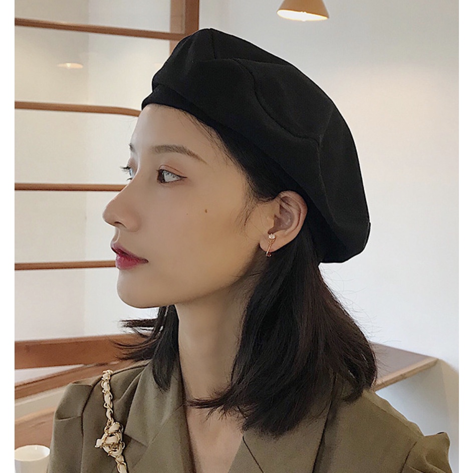 Larosa: Mũ nồi vải thô dáng basic [M055]