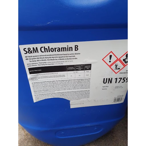 Thuốc Khử Khuẩn Y Tế Chloramine B - ( thùng 25Kg )