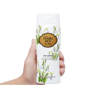 Sữa tắm hoa xuyên tuyết trắng mịn Double Rich Snow White 200g