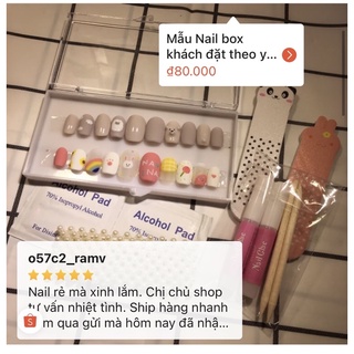 [ Ảnh và video thật ] Nailbox mẫu khách đặt