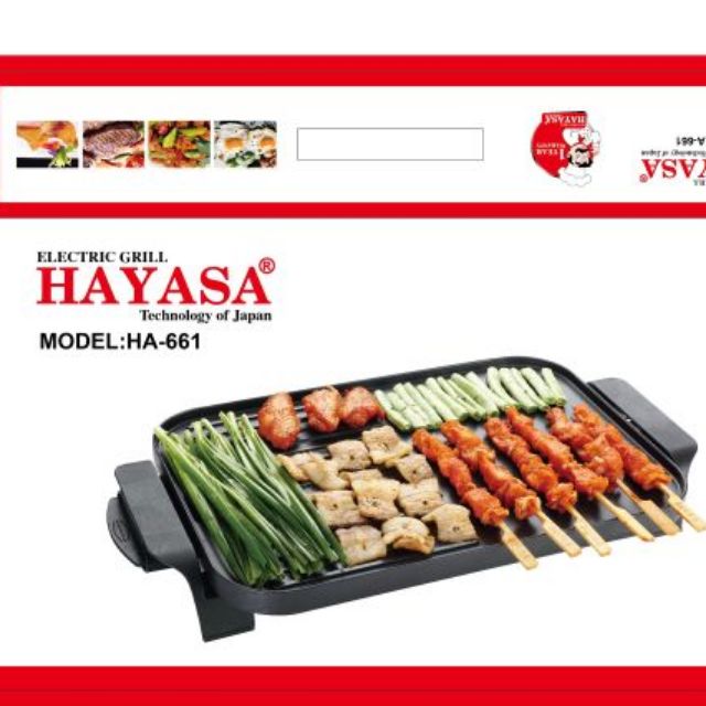 Bếp nướng điện nguyên khối cao cấp Hayasa Ha-661