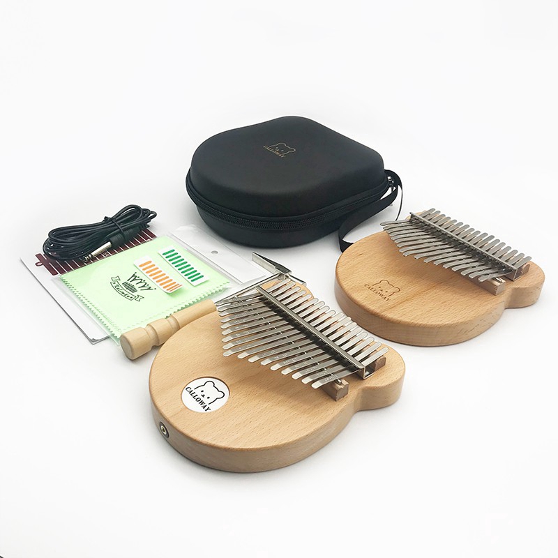 17 keys EQ Kalimba Beech bear kalimbaThumb Piano Acoustic Finger Piano Africa Music Instruments