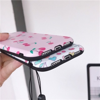 Ốp dẻo Iphone 7/8Plus, Iphone Xs Max kèm dây đeo cổ (Strap)