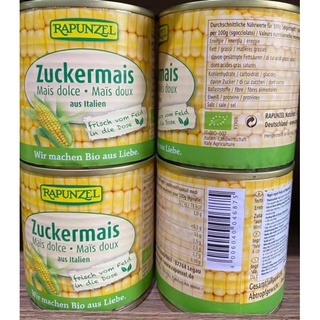 Bắp ngô ngọt hữu cơ đóng hộp 340g