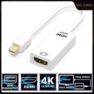 Cáp Chuyển Đổi 4Kx2K Mini DisplayPort DP Sang HDMI Cho Macbook Pro Air
