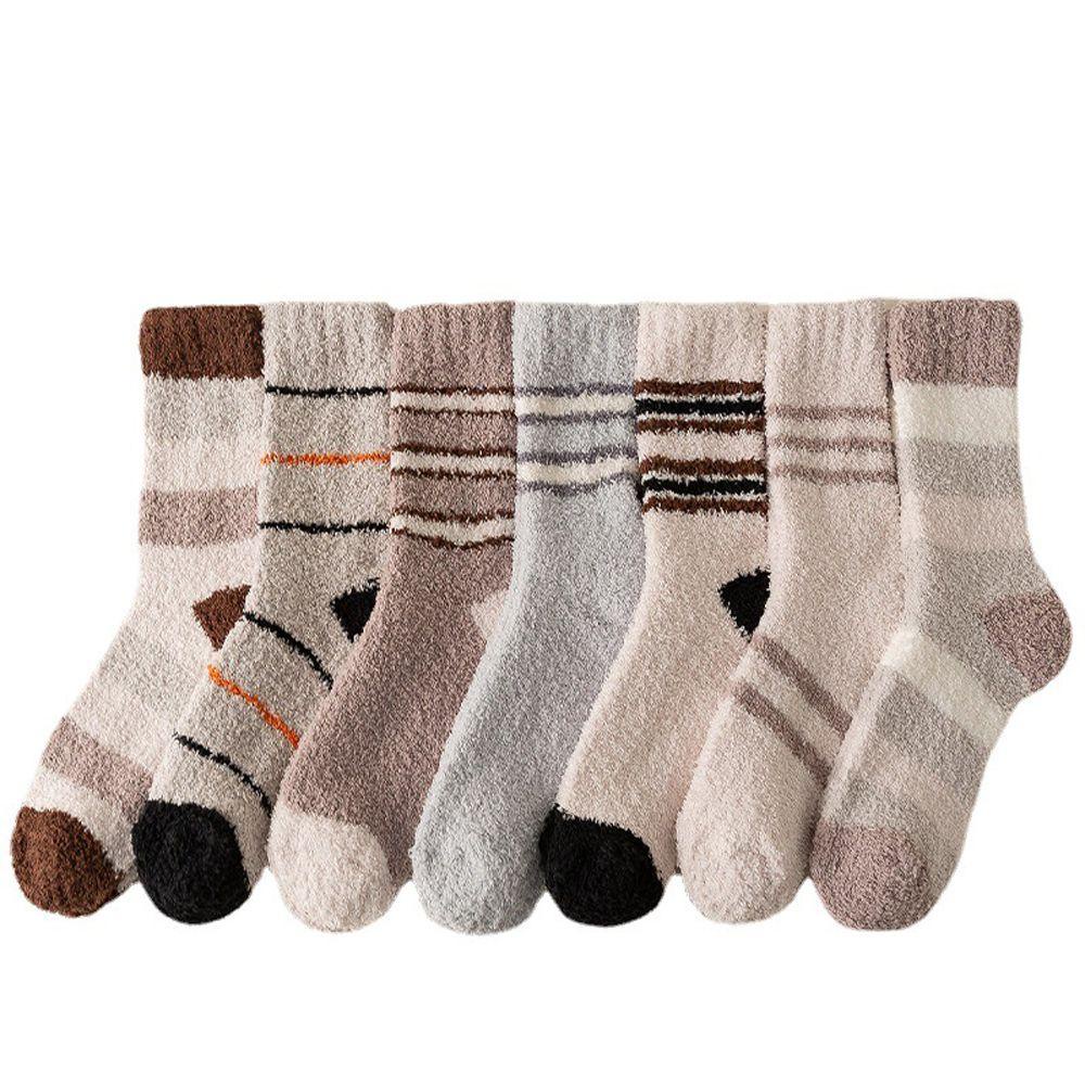 Đôi Vớ Cotton Dày Mềm Mại Thoáng Khí Thoải Mái Cho Nam