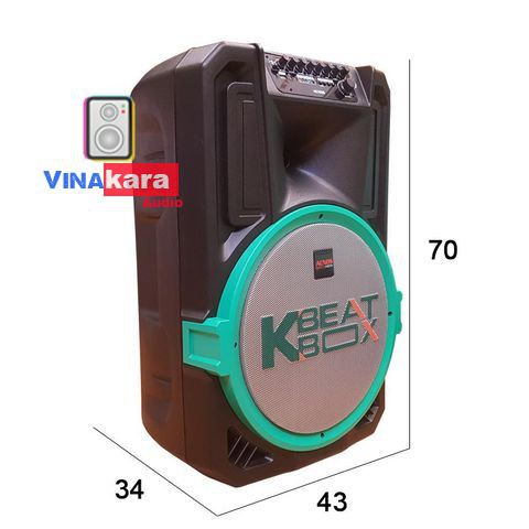 LOA KÉO DI ĐỘNG ACNOS KBEATBOX KBNET39U, Tích hợp đầu karaoke, hát Karaoke cao cấp