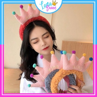 Băng Đô Bờm Cài Tóc Vương Miện Xinh Xắn Mềm Mại Cute - LANA QUEEN
