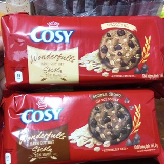 Bánh quy hạt cosy socola yến mạch gói 153g