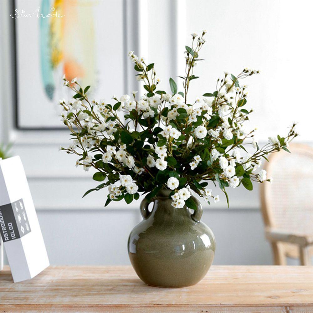 Hoa Nhân Tạo Kiểu Châu Âu Sang Trọng Dùng Trang Trí Nhà Cửa / Tiệc Cưới DIY