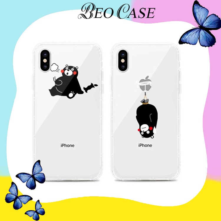 Ốp IPHONE - Ốp Lưng- M230 GẤU ĐEN