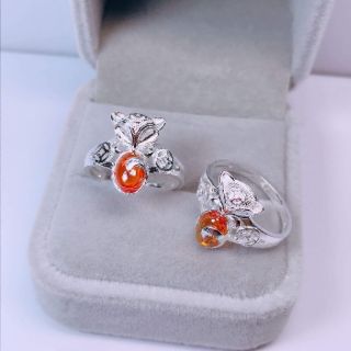 Nhẫn bạc ta hồ ly đá phong thủy