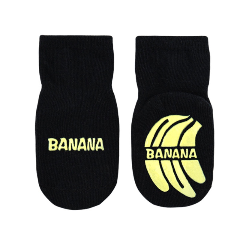 1 Đôi Vớ Chống Trượt Họa Tiết Trái Cây Hoạt Hình Dễ Thương Cho Bé