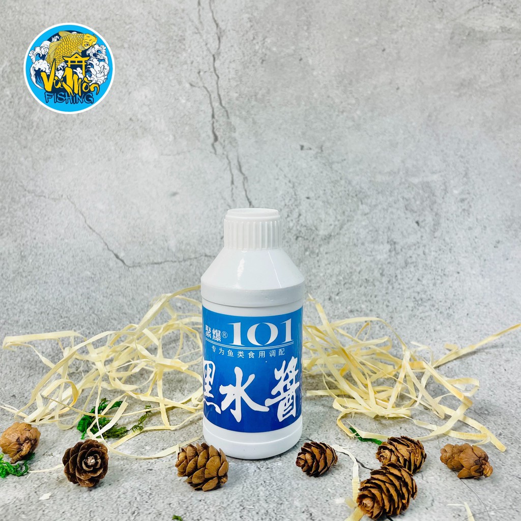 Hương Liệu Câu Cá Tổng Hợp Nước Đen 101 90ml | Thính Dụ Cá Siêu Nhạy - Vũ Môn Fishing