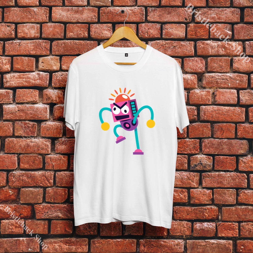 Áo Thun hình Rô bốt Ruby đáng yêu cho bé Cotton dễ thương cực chất cute ngắn tay S42FCB435