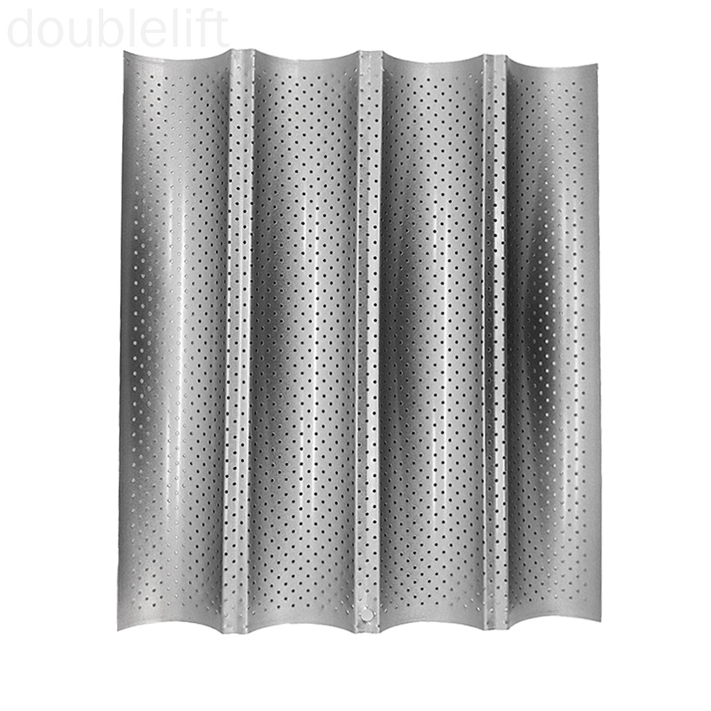 Khuôn Nướng Bánh Mì Kiểu Pháp 4 Ngăn Bằng Thép Carbon Chống Dính Tiện Dụng