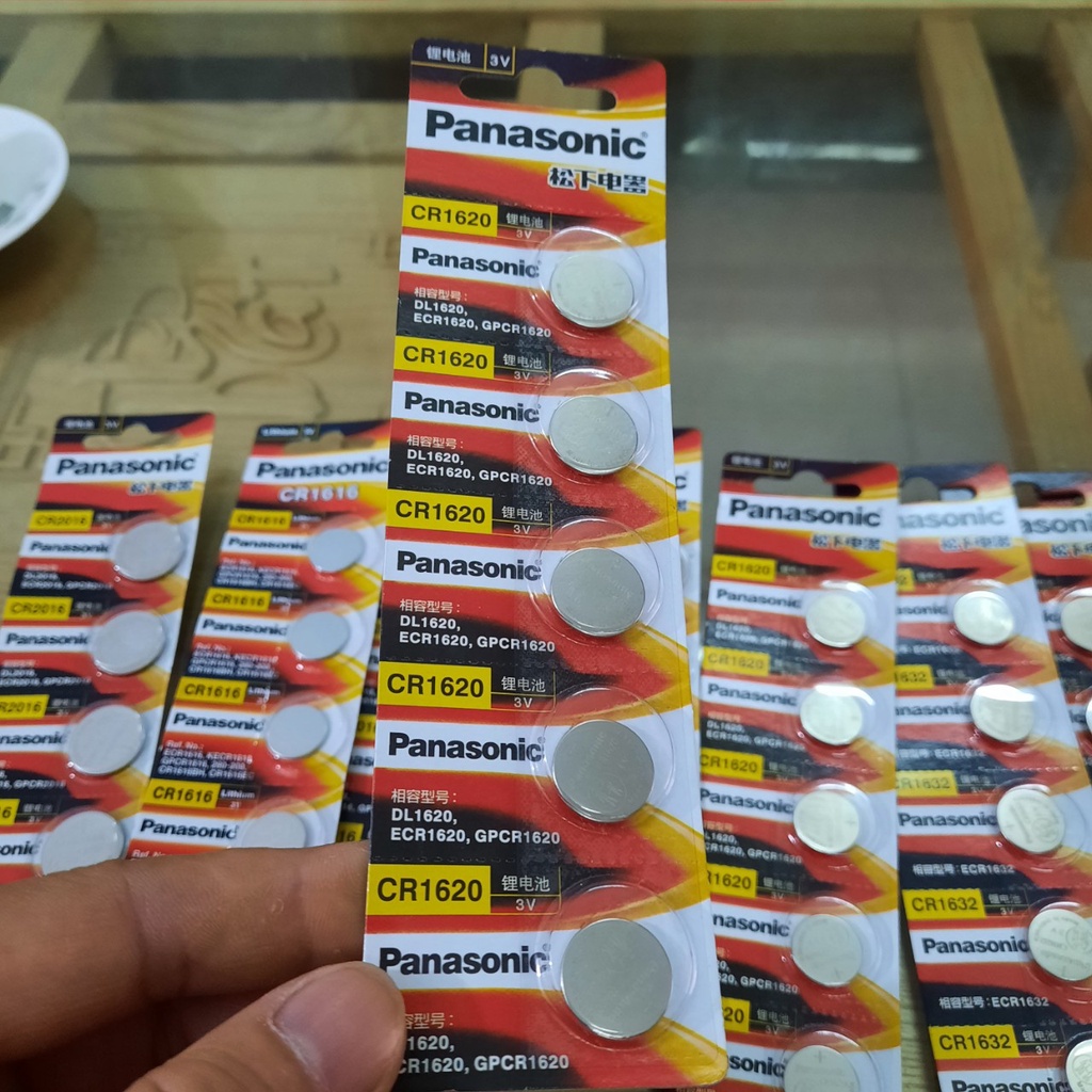 Pin chìa khóa ô tô, xe máy, pin smarkey, pin cúc áo Panaosonic CR1620 3V