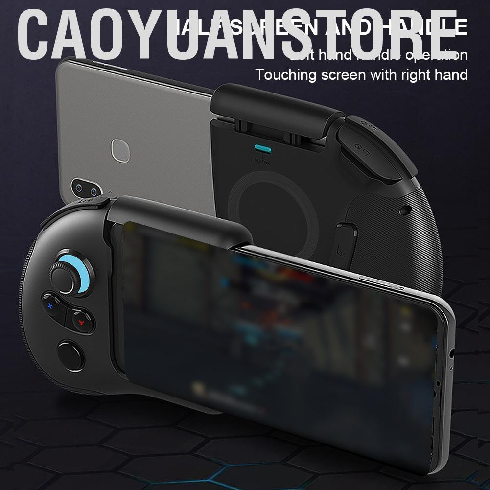 Caoyuanstore Bluetooth5.0 Gamepad Joystick Smart Phone Gaming Handle Controller USB Wireless