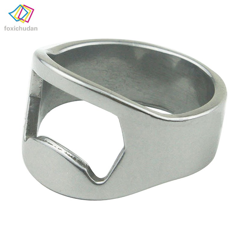 Sale 70% Nhẫn đeo ngón tay dạng nhẫn , được làm từ thép không gỉ , dùng khui bia,  Giá gốc 20,000 đ - 15C152