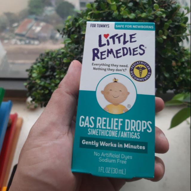 Nước tiêu ga Little Remedies 30ml Mỹ