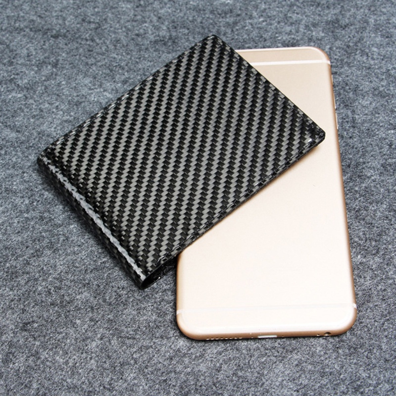 Ví Da Thời Trang YOUYO RFID Chất Liệu Sợi Cacbon