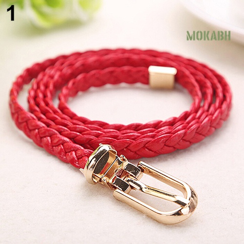 Thắt Lưng Da PU Sợi Mảnh Thời Trang Cho Nữ