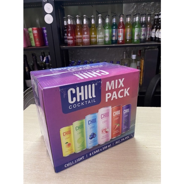 combo Thùng mix 6 Lon Chill cocktail 3% 330ml