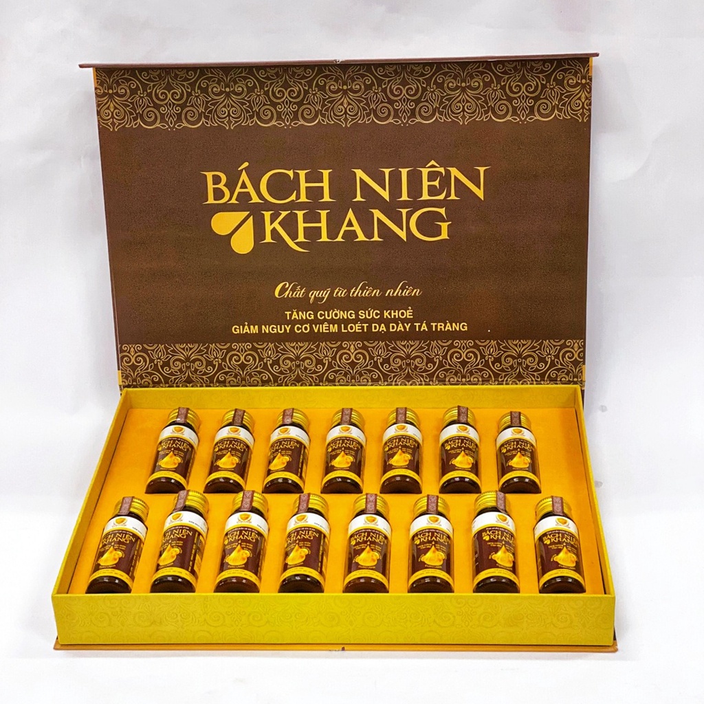 Thực phẩm chức năng bảo vệ sức khỏe Bách niên khang vip BANIPHAR Hộp 15 chai mỗi chai 15ml