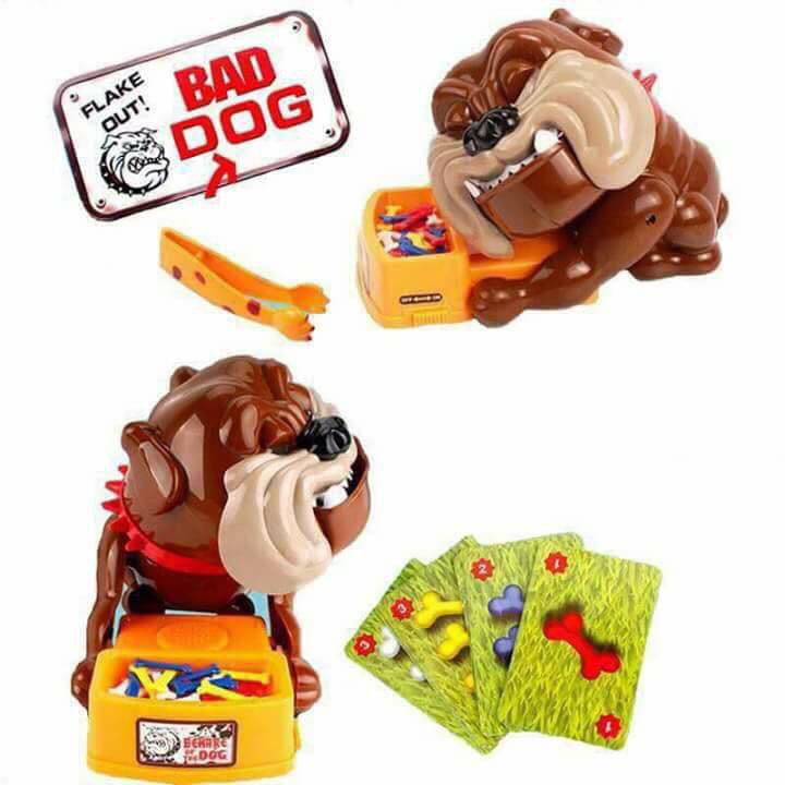 Đồ chơi Chó giữ xương / Bad Dog cho bé (Có 2 cỡ To và Nhỏ)