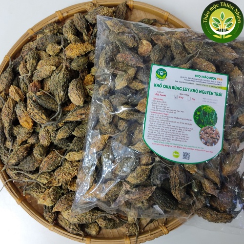 Khổ qua rừng nguyên trái (mướp đắng), hỗ trợ người tiểu đường, giảm mỡ máu hiệu quả, ổn định huyết áp [250g - 500g]