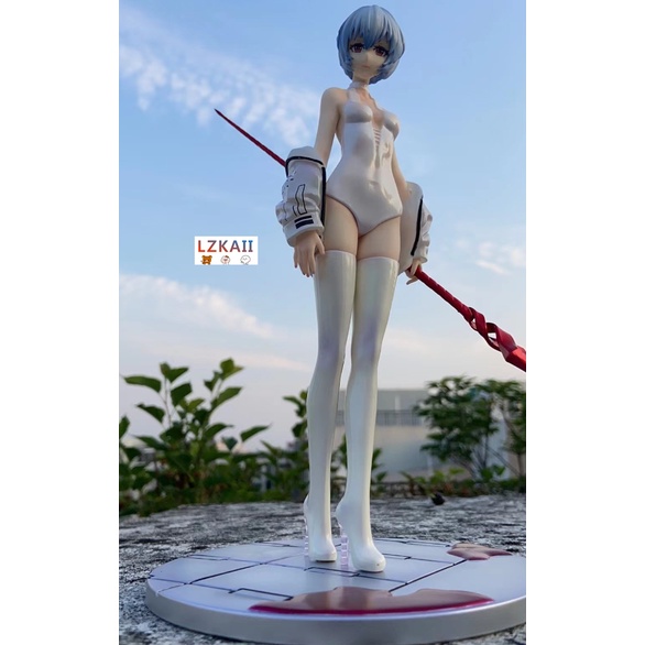 Mô Hình Nhân Vật REI AYANAMI Hoạt Hình EVA - REI Cỡ 1 / 7 24Cm