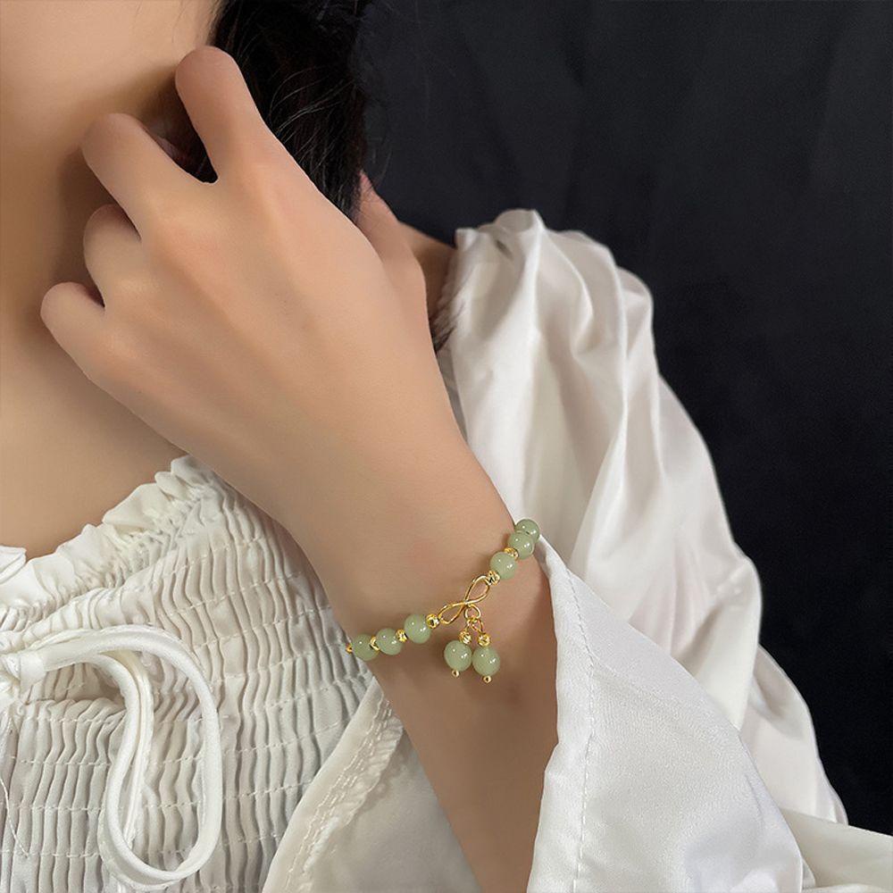 Vòng Tay Tua Rua Bằng Đồng Hình Trái Tim Dễ Thương Ngọt Ngào Cho Nữ