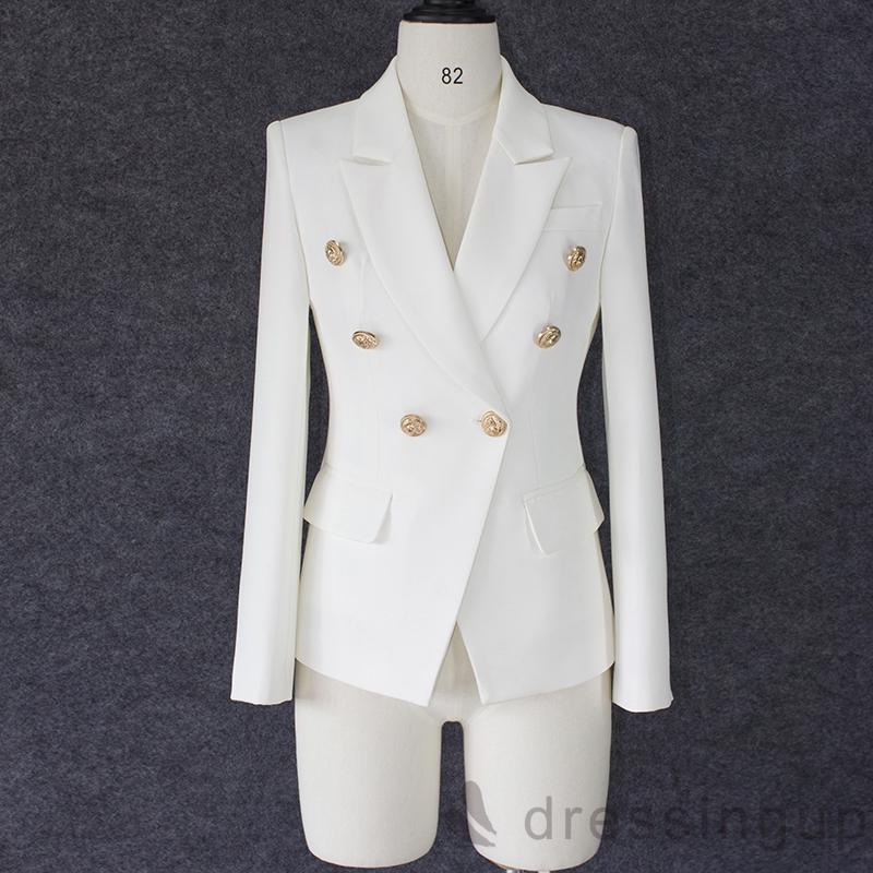 Áo Khoác Blazer Dài Tay Màu Trơn Thiết Kế Thanh Lịch Cho Nữ | BigBuy360 - bigbuy360.vn