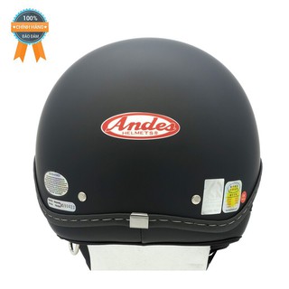 Mũ bảo hiểm Andes 139 đen nhám