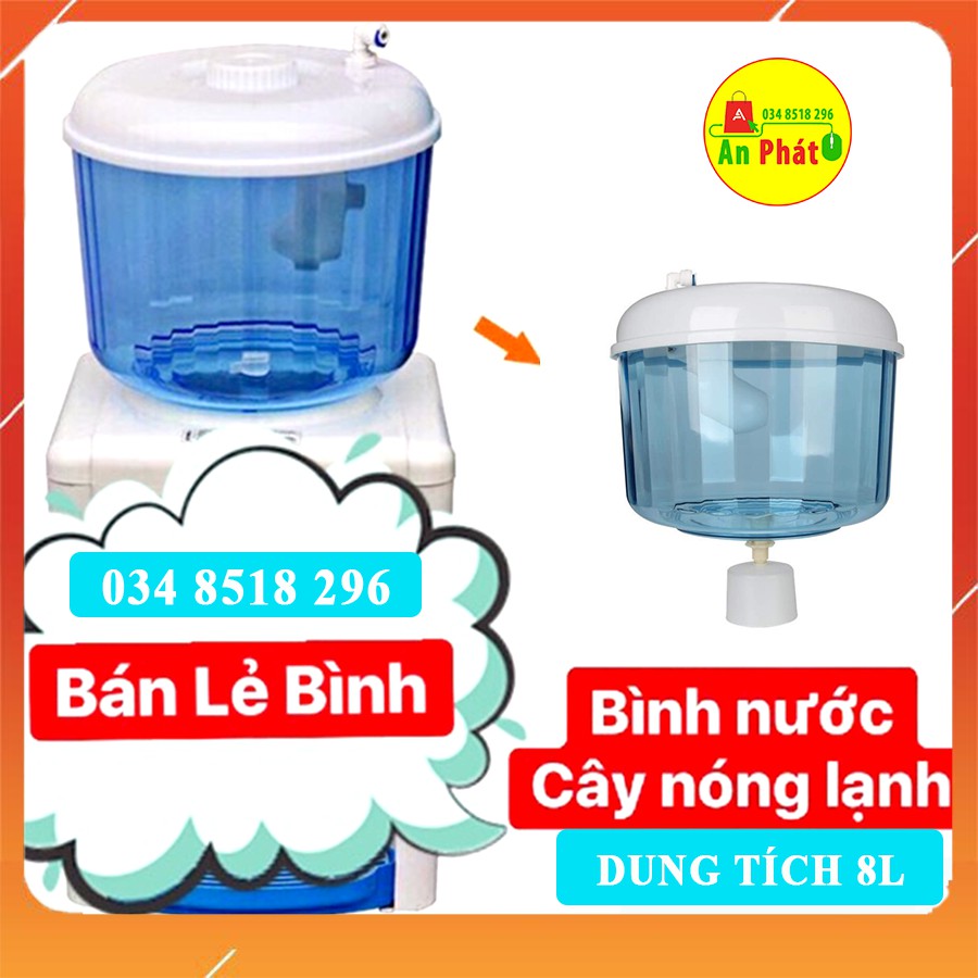 Bình Úp Cây Nước Nóng Lạnh  FREESHIP  Có Phao Chống Tràn Tự Ngắt Và Đầu Lấy Nước Trực Tiếp Từ Máy Lọc Nước